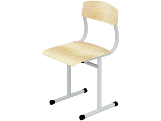 Школьные стулья усиленные (спинка дуга)