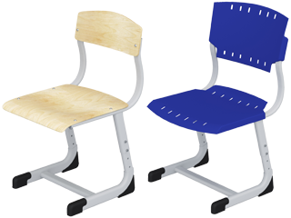 Школьные стулья МОДЕРН (спинка дуга)