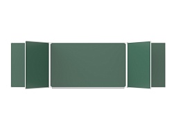 Доска 5-элементная меловая 340x100 см - ДО-54з