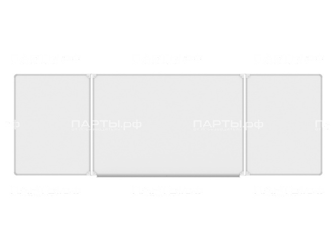 Трёхэлементная магнитная доска для маркера 300x100 см ДО-32б