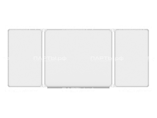 Трёхэлементная магнитная доска для маркера 200x85 см ДО-33б Трёхэлементная магнитная доска для маркера 200x85 см ДО-33б