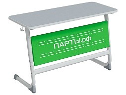 Стол 2-местный 5-7 г/р "Логика" с перфорированным экраном - СУ.2.57.ЛП-Б.СЗ