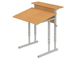 Стол 1-местный 3-5 г/р с наклоном 0-35° и полкой - СТОнП1.35