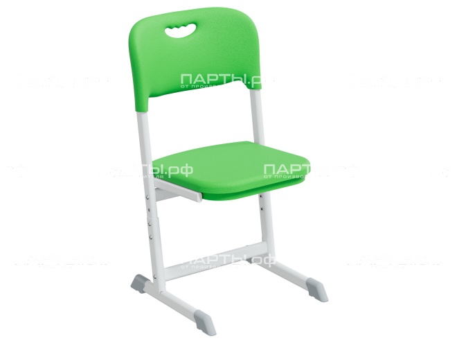 Стул школьный ученический 5-7 г/р "Нова" PL регулируемый СтУ.57.НП-Б.З (зеленый, м/к белый)