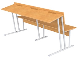 Парта 3-местная "Пюпитр" 6 г/р - ПРА3-С.Б