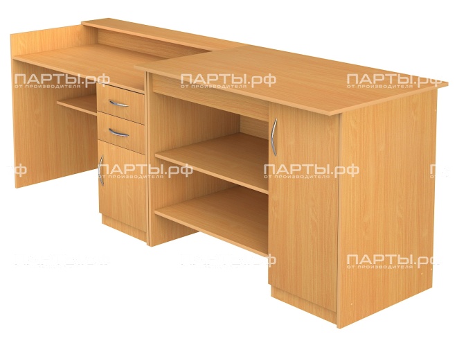 Стол демонстрационный для кабинета физики лабораторный СДФ2-Б (Бук Бавария)