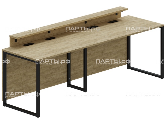 Стол президиума "Прайм" СП.П.1-Ч.Д (дуб "Бардолино", м/к черный) Стол президиума "Прайм" СП.П.1-Ч.Д (дуб "Бардолино", м/к черный)