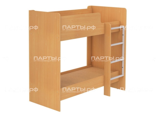 Кровать двухярусная для детских садов "бук" КРД2.03б Кровать двухярусная для детских садов "бук" КРД2.03б