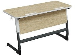 Стол 2-местный 3-5 г/р с наклоном "Логика" - СУ.2.35.ЛУ-БГ.Д