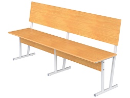 Скамья 3-местная аудиторная 6 г/р - СКА3-С.Б