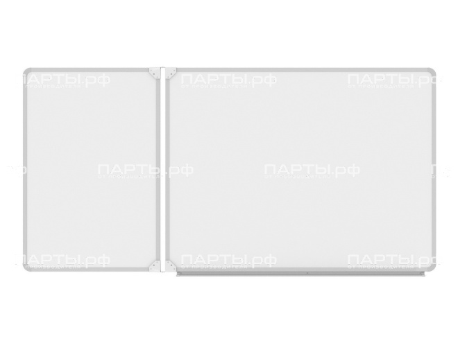 Двухэлементная магнитная доска для маркера 150x75 см ДО-21б