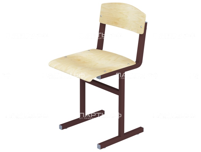 Стул школьный ученический 5 г/р нерегулируемый УСТУ1.5 (фанера, м/к коричневый, квадратная труба) Стул школьный ученический 5 г/р нерегулируемый УСТУ1.5 (фанера, м/к коричневый, квадратная труба)