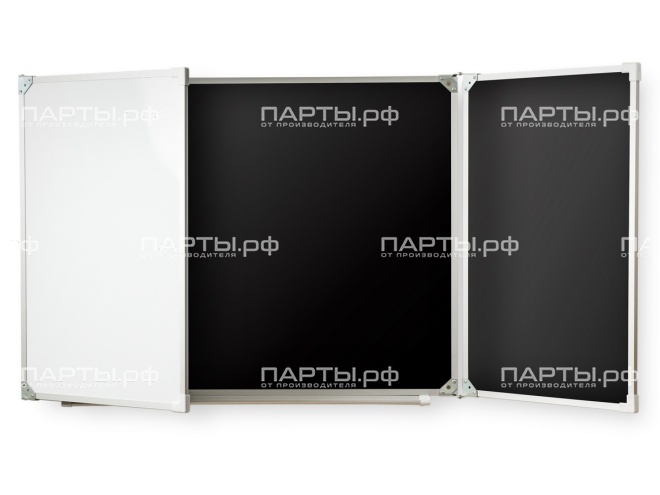 Доска черная меловая и маркерная (комбинированная) магнитная 340х100 см ДКч 3.34 Доска черная меловая и маркерная (комбинированная) магнитная 340х100 см ДКч 3.34