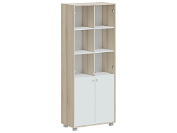 Шкаф закрытый со стеклом - ШЗС.5.2-Д.Б