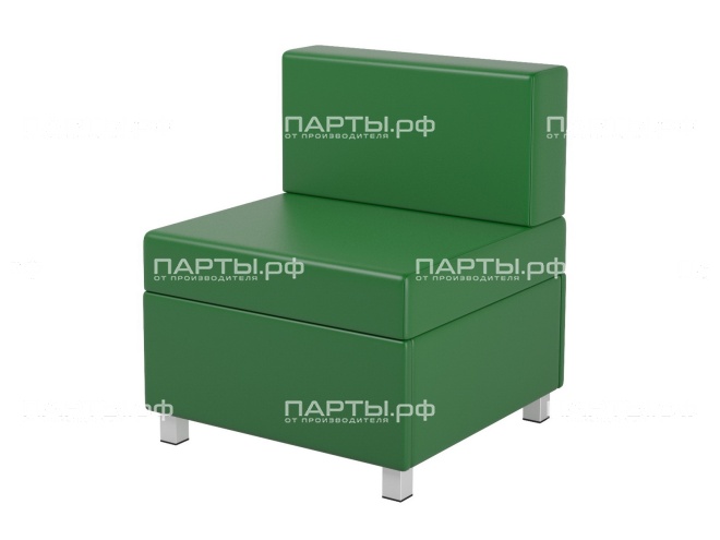 Кресло модульное на металлокаркасе 600х610х425/720 мм 790.1-З (обивка - экокожа зеленый, м/к квадратная труба) Кресло модульное на металлокаркасе 600х610х425/720 мм 790.1-З (обивка - экокожа зеленый, м/к квадратная труба)