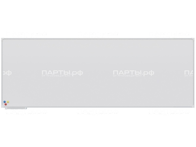 Одноэлементная магнитная маркерная доска 280х100 см ДБ 1.103