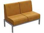 Диван модульный 2-местный "Лофт", желтый