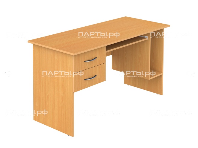 Стол для учителя компьютерный с подвесной тумбой 1400 мм (мод.1) СТК3.01у