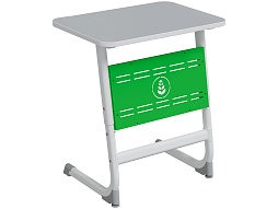 Стол 1-местный 5-7 г/р "Логика" АГРОТЕХ, серый / зеленый - СУ.1.57.ЛПА-Б.СЗ