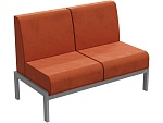 Диван модульный 2-местный "Лофт", оранжевый