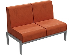 Диван модульный 2-местный "Лофт", оранжевый - ДМЛ.2-С.О
