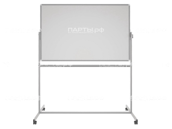 Двухсторонняя поворотная передвижная магнитная доска маркерная 170х100 см ПО-24Еб Двухсторонняя поворотная передвижная магнитная доска маркерная 170х100 см ПО-24Еб
