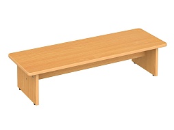 Скамья для детского сада в раздевалку 3-мест. "бук" - СКД3б