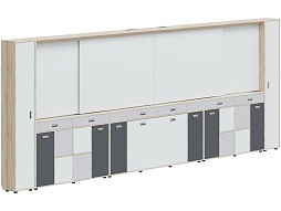 Рельсовая система хранения 5760х300х2080 мм - МКП.4.П.С.2.ШО.ШД-Д.БСГ