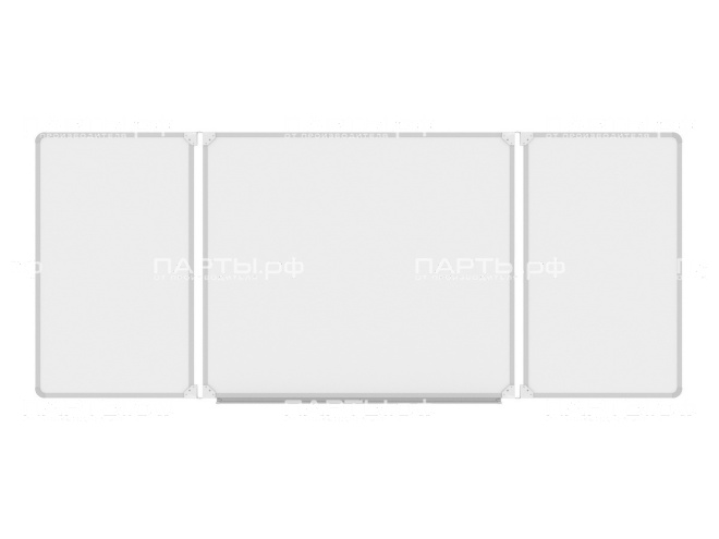 Трёхэлементная магнитная доска для маркера 200x85 см ДО-33б Трёхэлементная магнитная доска для маркера 200x85 см ДО-33б
