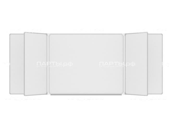 Пятиэлементная магнитная доска для маркера 300х120 см ДО-57б