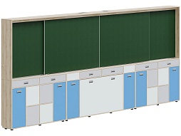 Рельсовая система хранения 4800х300х2080 мм - МКП.4.П.С.1-Д.БСС