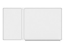 Доска 2-элементная маркерная 150x85 см - ДО-23б
