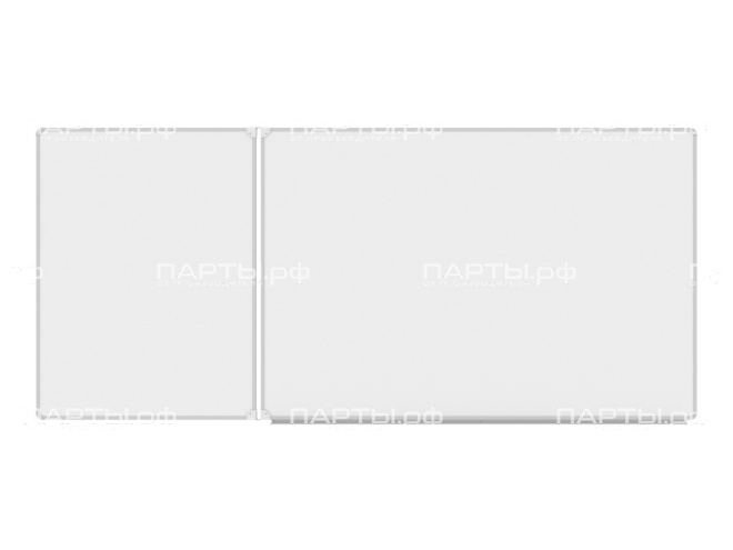 Двухэлементная магнитная доска для маркера 270х120 см ДО-28б