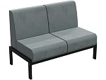 Диван модульный 2-местный "Лофт", серый