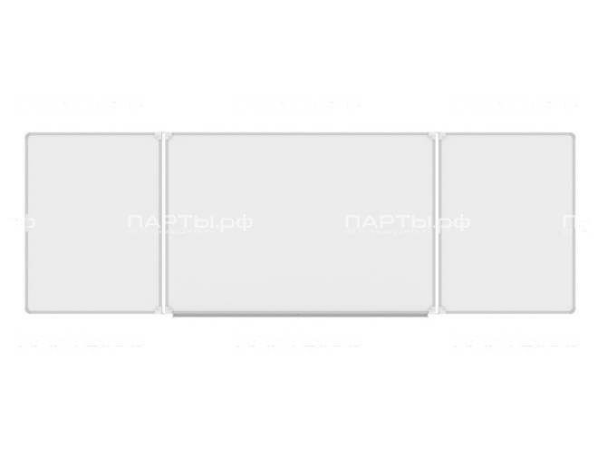 Трёхэлементная магнитная доска для маркера 300x100 см ДО-32б