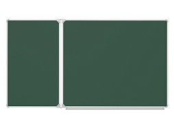 Доска 2-элементная меловая 180x100 см - ДО-26з