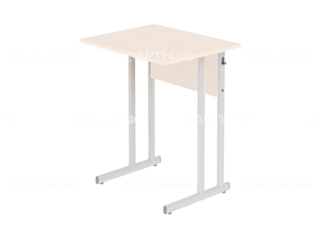 Металлокаркас школьного стола 5 г/р нерегулируемый МКо1.5 (серый, плоскоовальная труба)