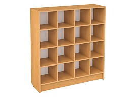 Шкаф для горшков 16 мест "бук" - ШГД16б