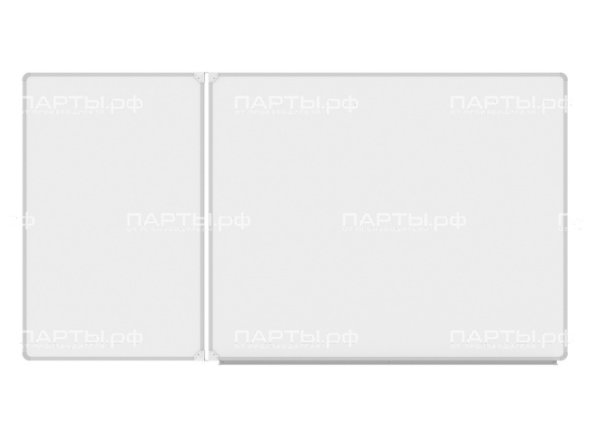 Двухэлементная магнитная доска для маркера 225х120 см ДО-27б