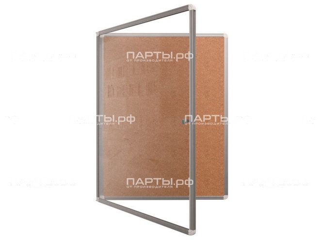 Доска-витрина пробковая для заметок 100х75 см ДВ-11Еп Доска-витрина пробковая для заметок 100х75 см ДВ-11Еп