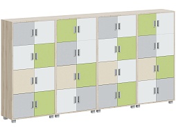 Система хранения с ячейками тип 4 - СХ.4.8.32.ВР-Д.БСЖЗ