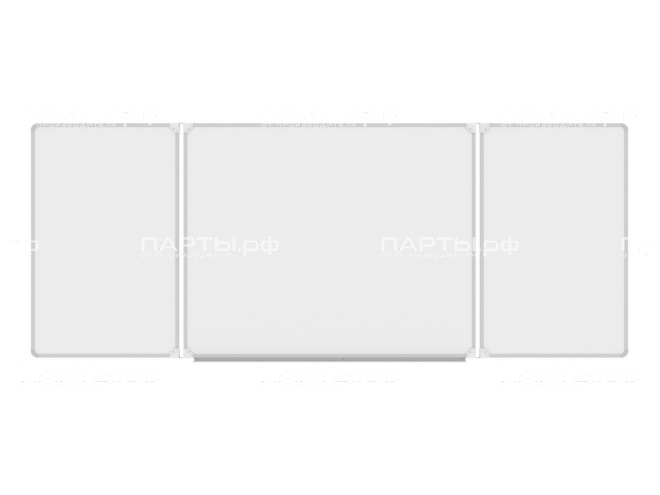 Трёхэлементная магнитная доска для маркера 250x100 см ДО-30б Трёхэлементная магнитная доска для маркера 250x100 см ДО-30б