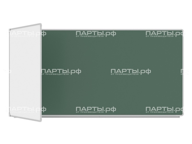 Двухэлементная магнитная доска комбинированная 300х100 см ДО-25к Двухэлементная магнитная доска комбинированная 300х100 см ДО-25к