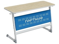 Стол 2-местный 5-7 г/р "Логика" с перфорированным экраном - СУ.2.57.ЛП-Б.ДС