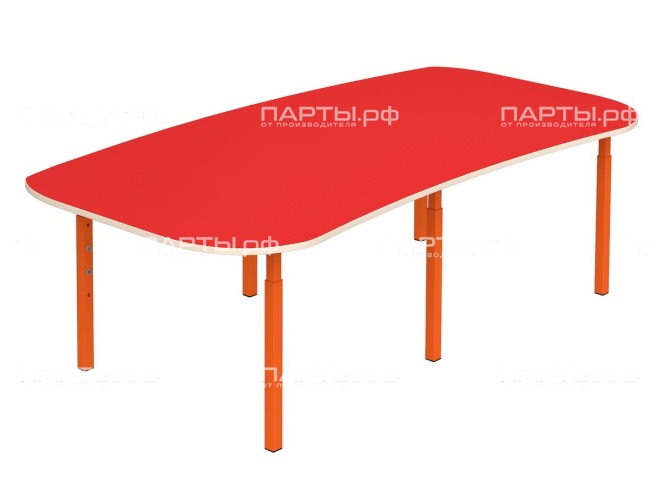 Стол "Фасолька" игровой "цветной" регулируемый 1-3 г/р СТДф1ц