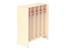 Вешалка для полотенец двухсторон. 10-секц. "цветная" - ВПД5.2дц