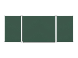 Доска 3-элементная меловая 250x100 см - ДО-30з