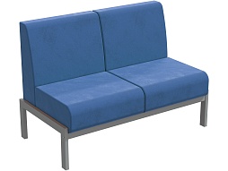 Диван модульный 2-местный "Лофт", голубой - ДМЛ.2-С.Г