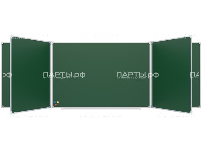 Пятиэлементная магнитная доска для мела 300х100 см эмаль ДЗ 5.52 Пятиэлементная магнитная доска для мела 300х100 см эмаль ДЗ 5.52