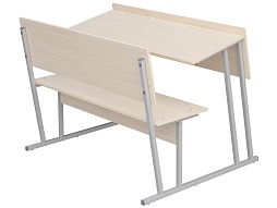 Парта 2-местная "Моноблок" 6 г/р - ПМА2-С.Д